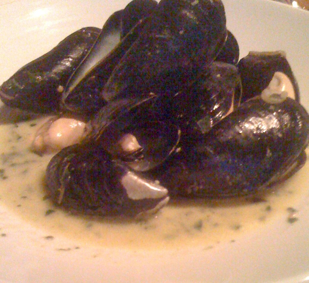 Mussels with a perfectly light and buttery broth are a definite must. (credit: CBS)