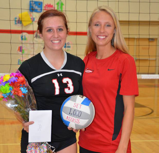 Devin Lehman and Belle Plaine volleyball Cassie (Wolpern) Koch (credit: submitted)