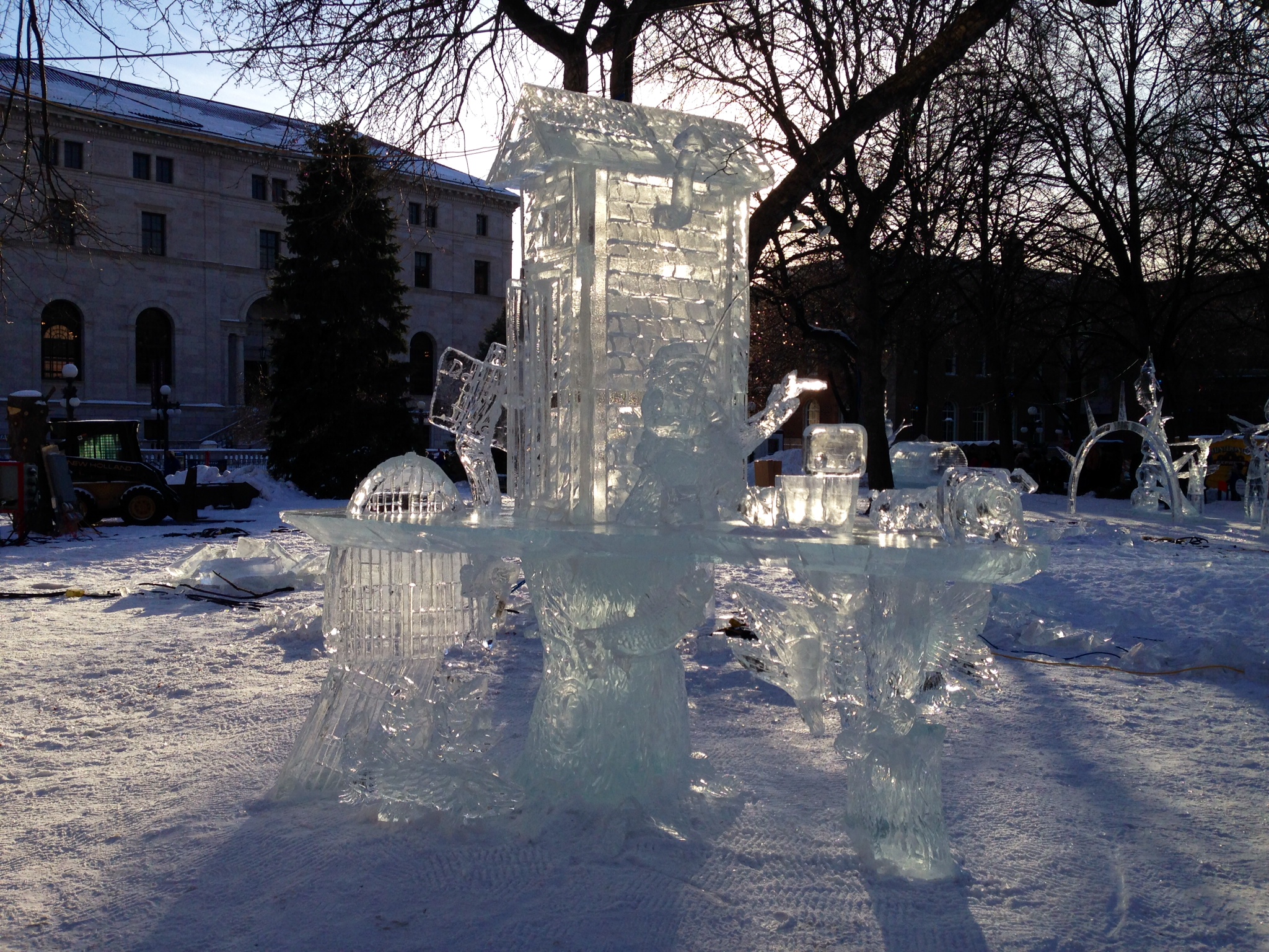 1st Place - St. Paul Winter Carnival Multi-Block Ice Carving Competition 