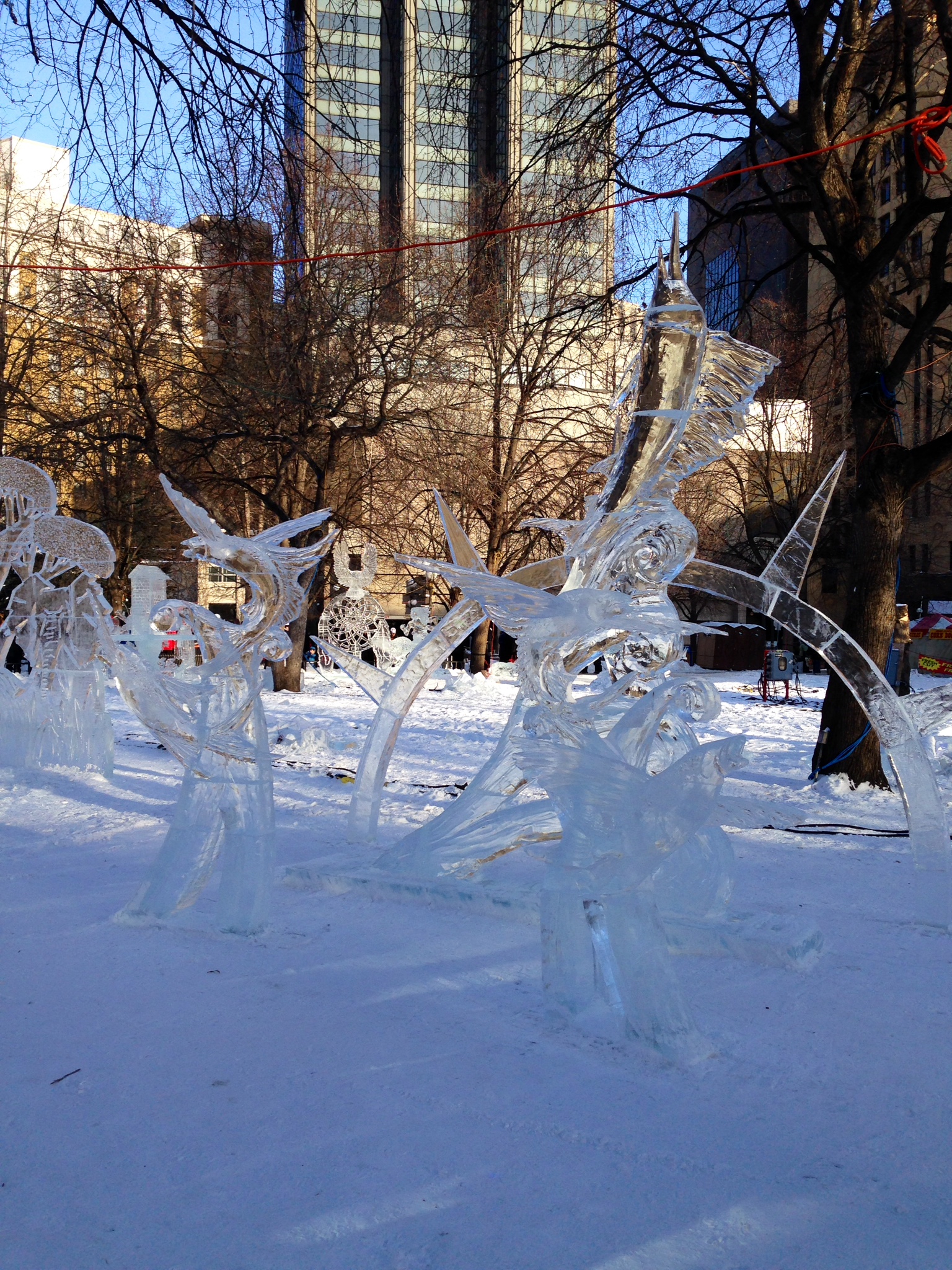 2nd Place - St. Paul Winter Carnival Multi-Block Ice Carving Competition 