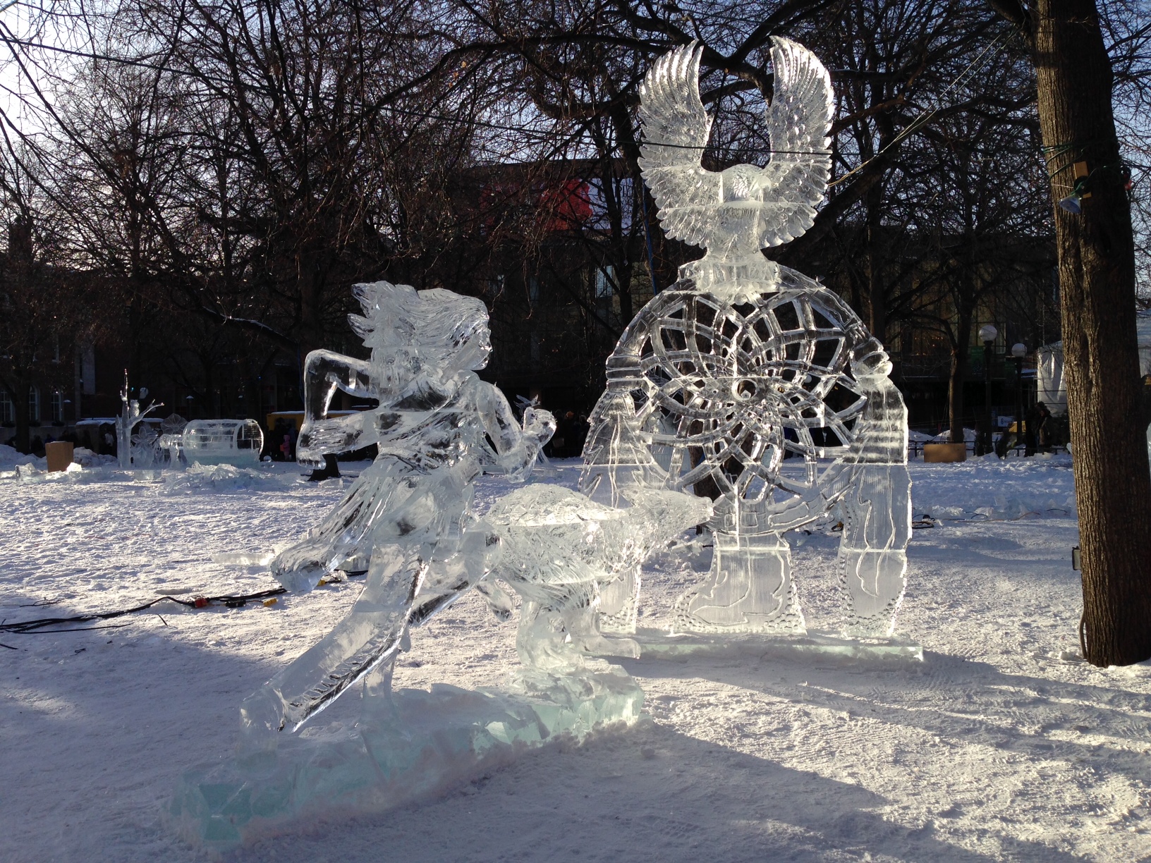 3rd Place - St. Paul Winter Carnival Multi-Block Ice Carving Competition 