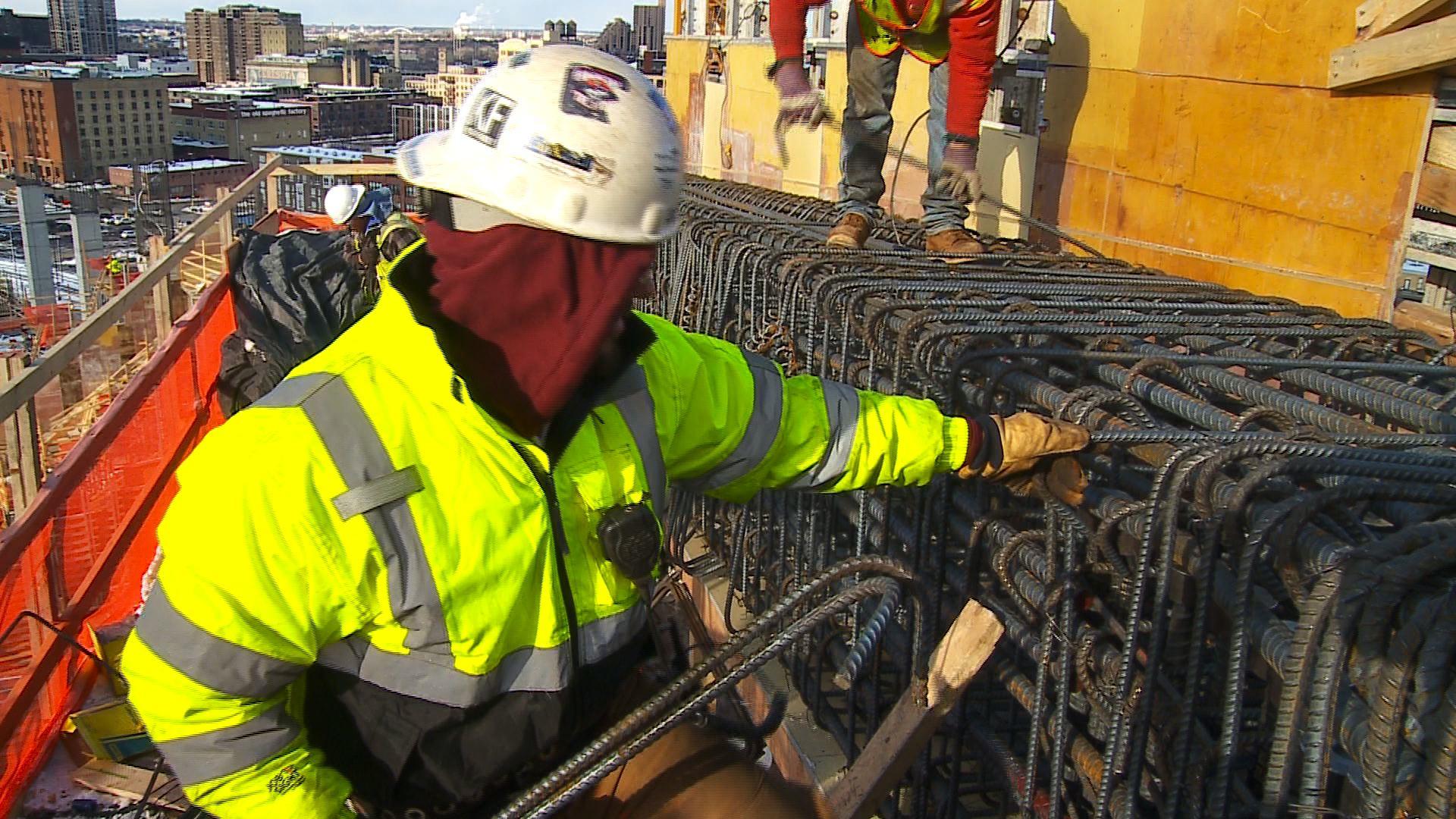 Mortenson construction vikings stadium jobs