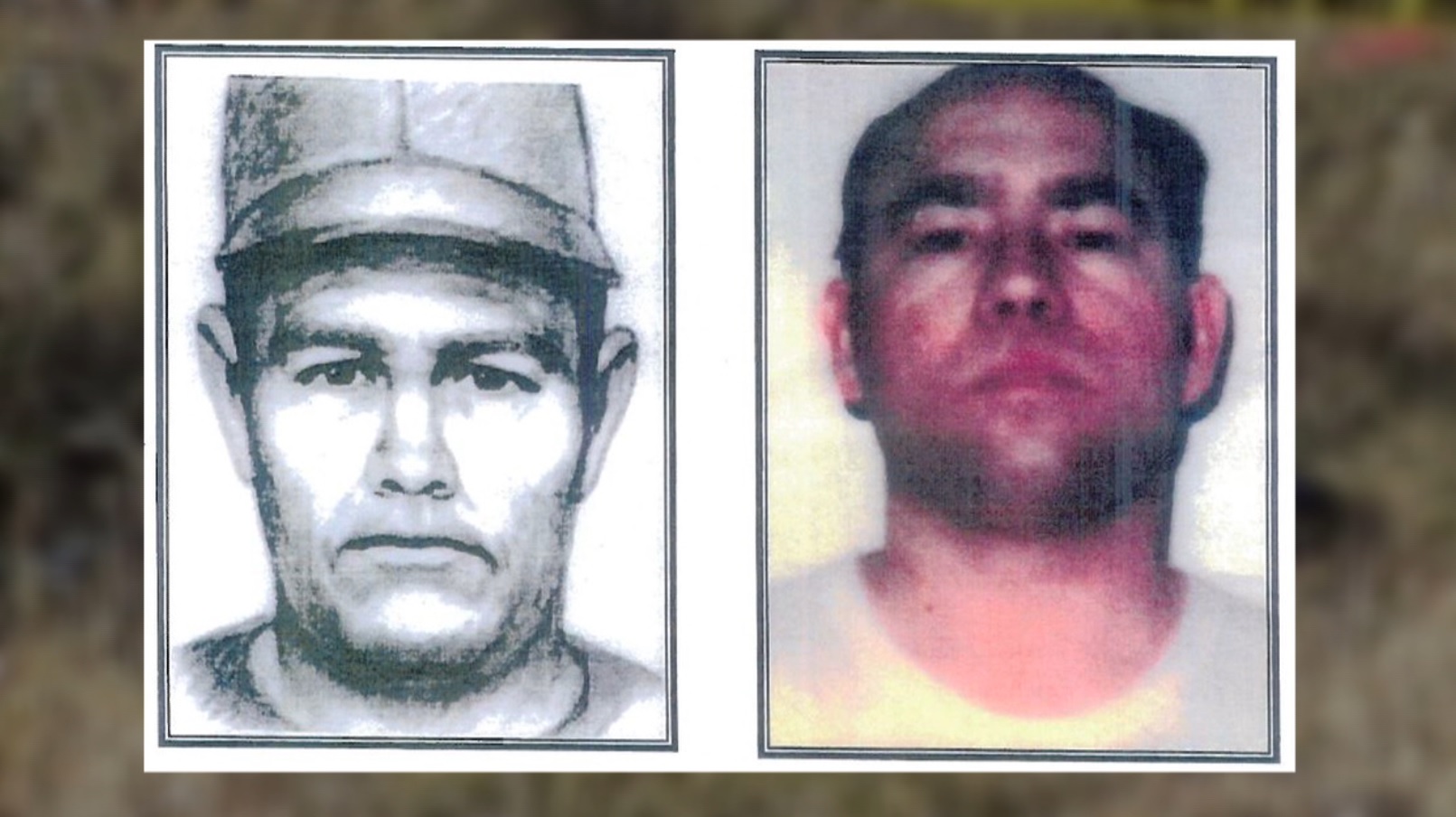 Danny Heinrich and police sketch (credit: CBS)