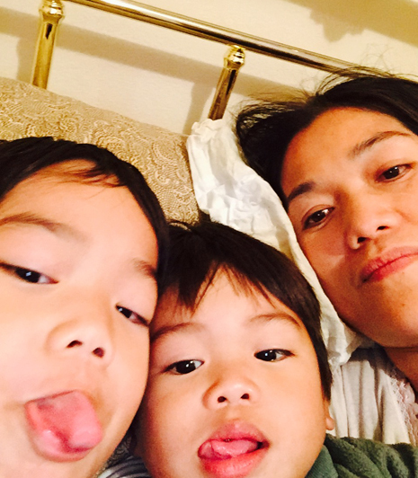 Soeng with her two children. (credit: Soeng/Sem family)