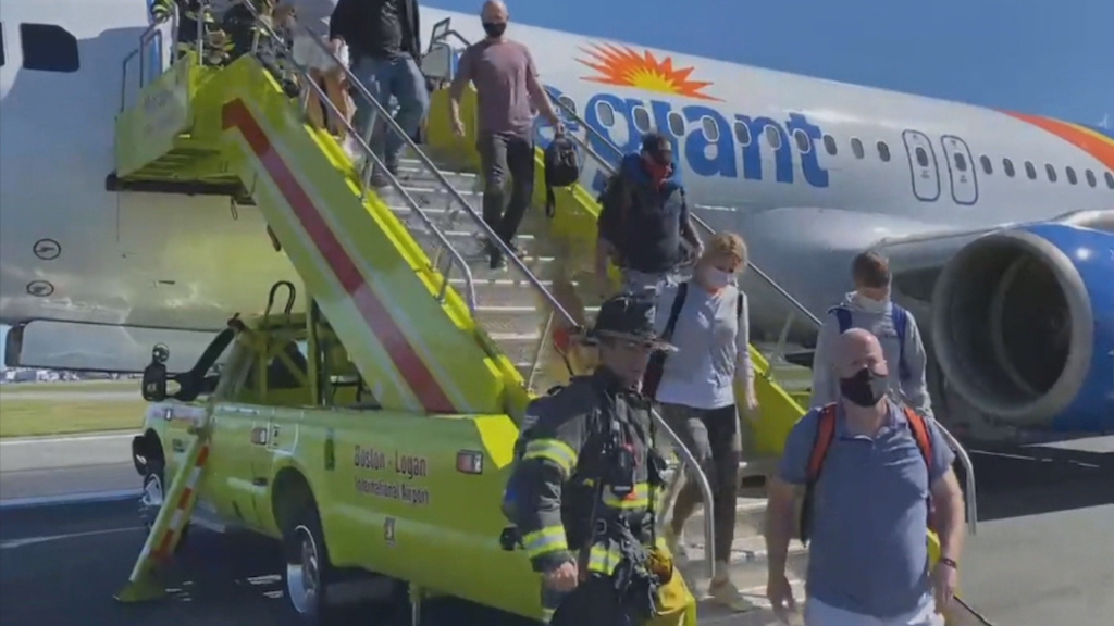 ‘Scariest Thing Ever’: Packed Allegiant Airplane Blows Tire After Rough Landing In Boston