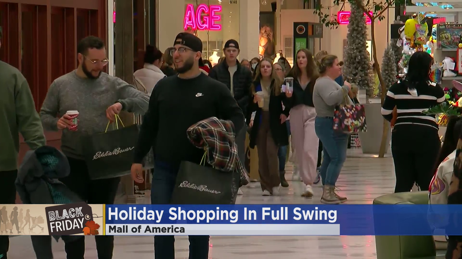 Black Friday Shoppers Arrive Early At Shopping Centers, Local Retailers