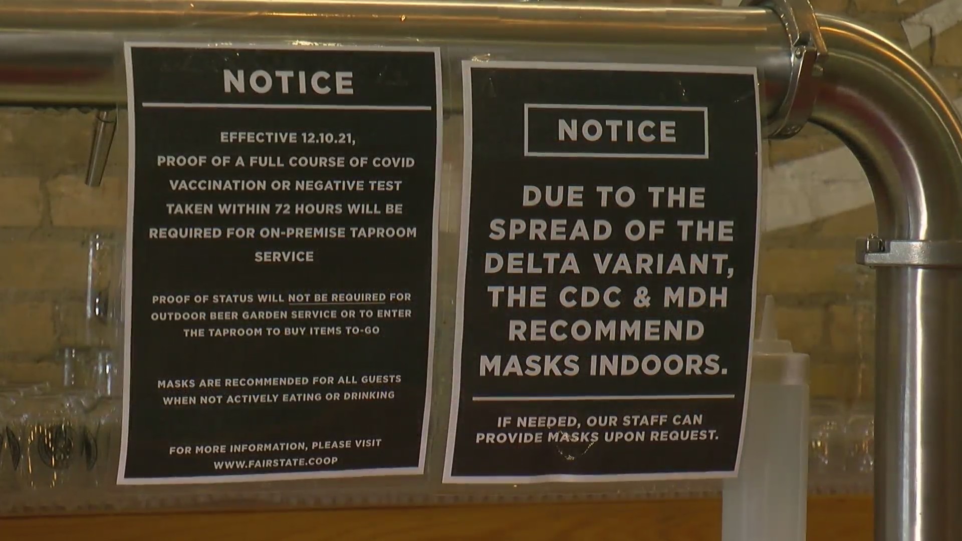 Proof Of Vaccination Or Negative Test To Be Required In Twin Cities Restaurants