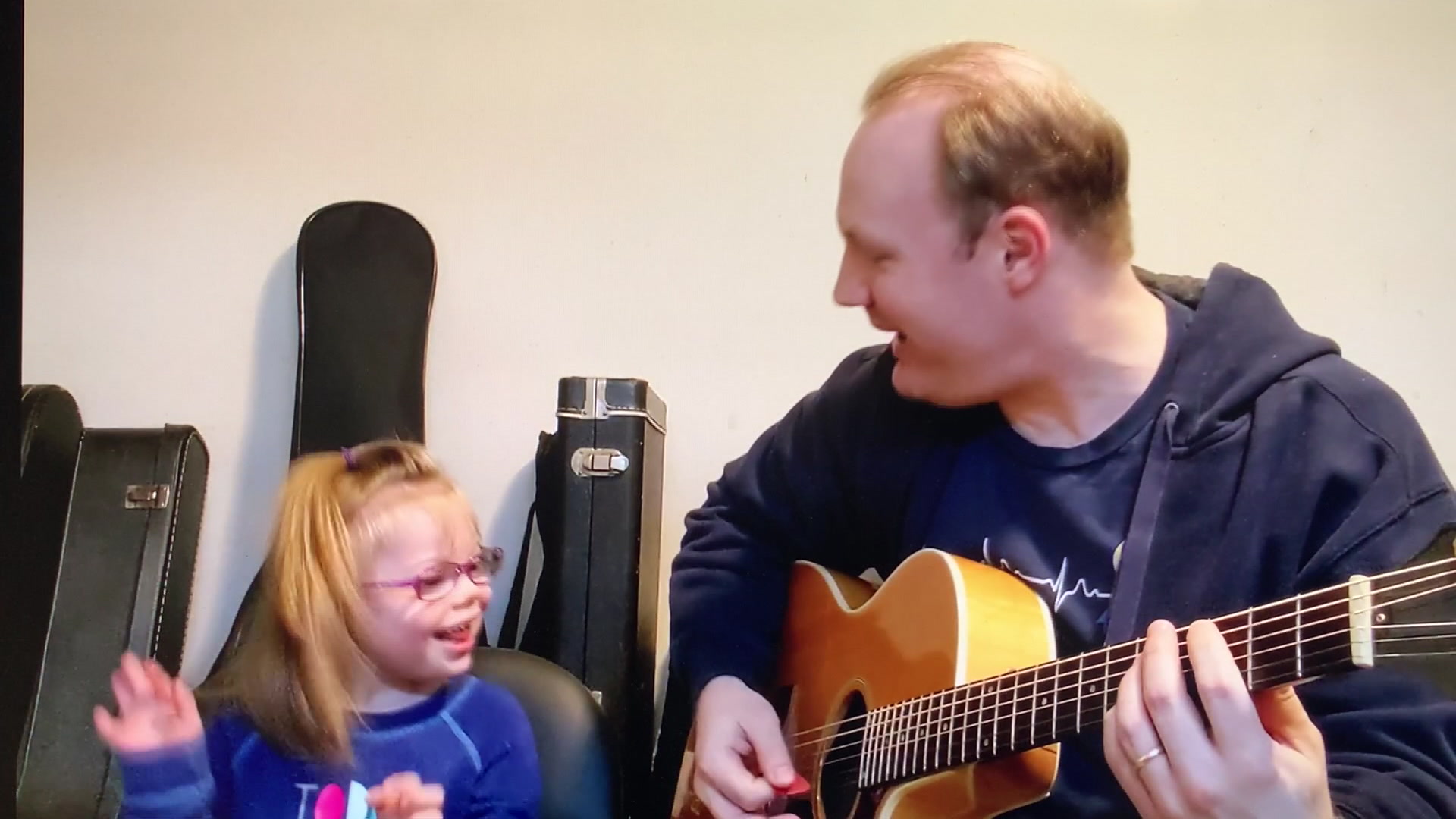 ‘Aorta Borealis’: Father and young daughter make music inspired by her health problems – WCCO
